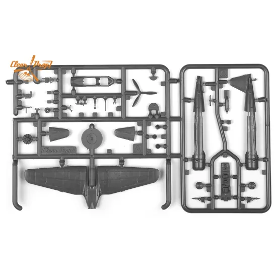 Clear Prop CP144003 - 1/144 Ki-51 Sonia x2 in foreign service Starter kit