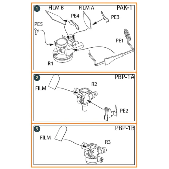 Clear Prop CPA48002 - 1/48 Soviet WWII gun sights (PAK-1, PBP-1A, PBP-1B)