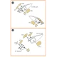 Clear Prop CPA48003 - 1/48 XA2D-1 Skyshark painting mask yellow kabuki paper