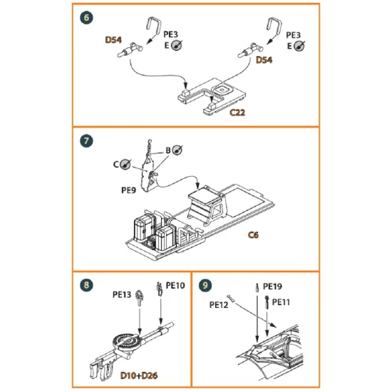 Clear Prop CPA72026 - 1/72 Ki-51 Sonia detail set (all versions) for scale model