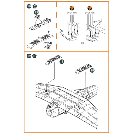 Clear Prop CPA72026 - 1/72 Ki-51 Sonia detail set (all versions) for scale model