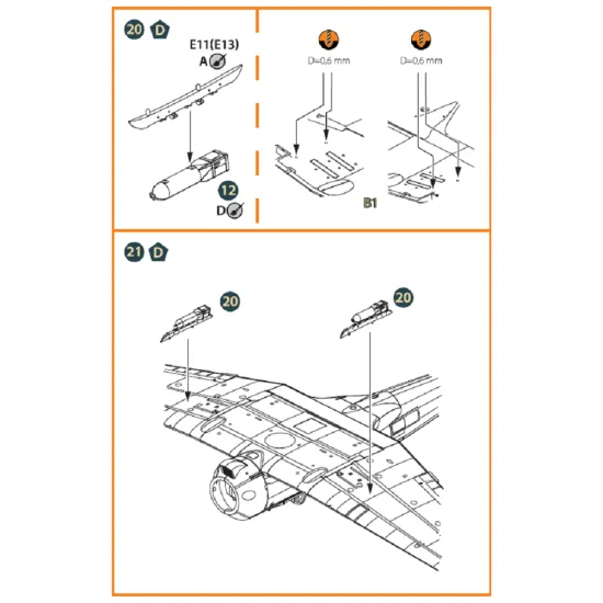 Clear Prop CPA72026 - 1/72 Ki-51 Sonia detail set (all versions) for scale model