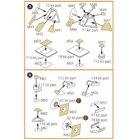 Clear Prop CPA72027 - 1/72 Ki-51 Sonia (all versions) painting mask for model