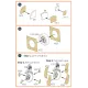 Clear Prop CPA72051 - 1/72 UH-2 A/B SEASPRITE for CP kit painting mask scale
