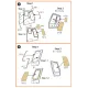 Clear Prop CPA72051 - 1/72 UH-2 A/B SEASPRITE for CP kit painting mask scale