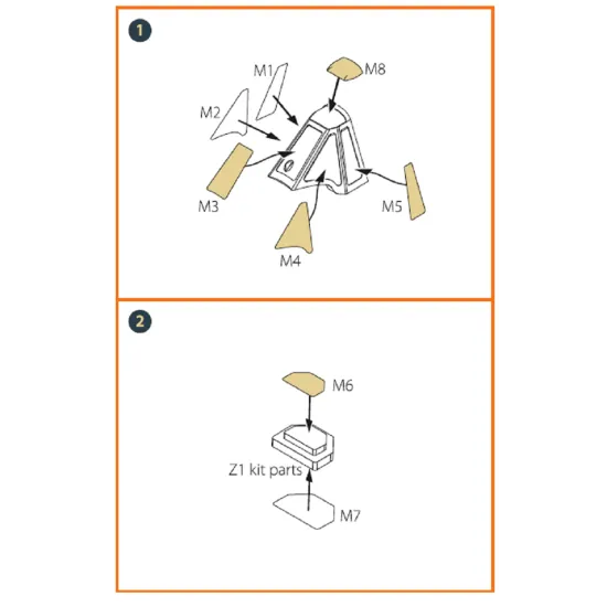 Clear Prop CPA72054 - 1/72 A5M4 Claude for CP kit painting mask ACCESSORIES