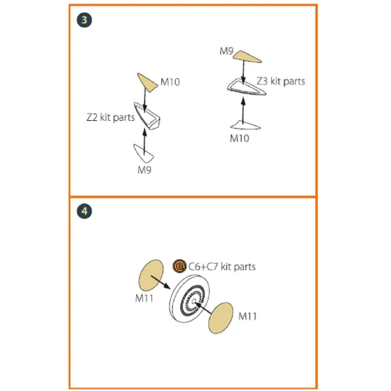 Clear Prop CPA72054 - 1/72 A5M4 Claude for CP kit painting mask ACCESSORIES