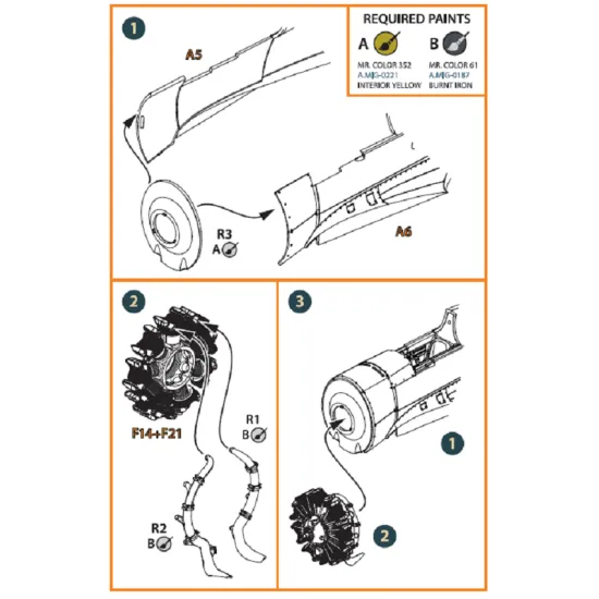 Clear Prop CPA48005 - 1/48 Hawk H-75 M/N/O resin exhaust for CP kit, Accessories