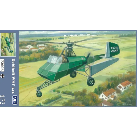 AMP 72-006 - 1/72 - Doblhoff WNF 342 German WWII helicopter plastic model kit