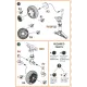 Clear Prop CPA72036 - 1/72 OV-1 A/B/C/D Mohawk wheels set