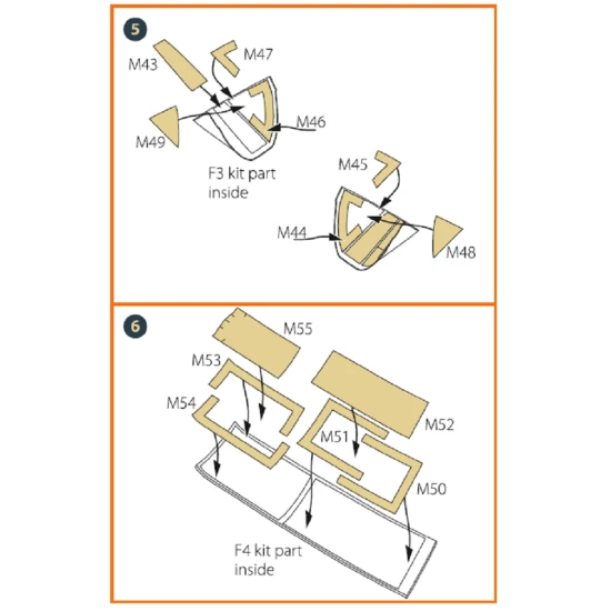 Clear Prop CPA48011 - 1/48 OV-10 A/D Bronko double-sided painting mask for ICM