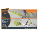 Clear Prop CPA72062 - 1/72 M6A1 Seiran painting mask for Tamiya model kit