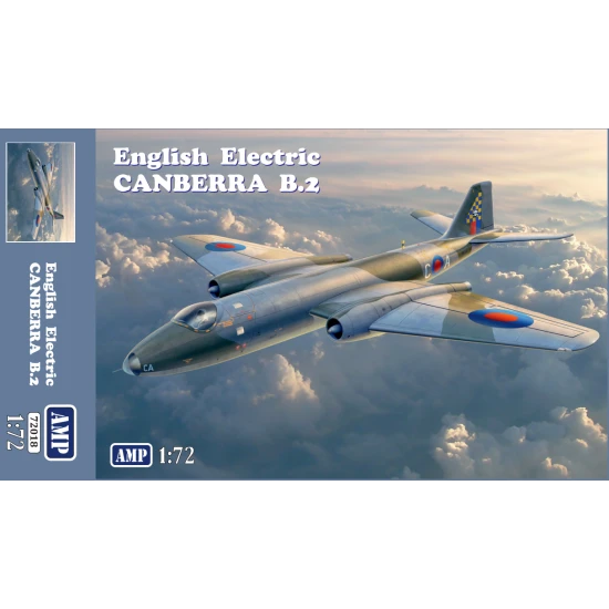 AMP 72-018 - 1/72 English Electric Canberra B2, scale plastic model kit