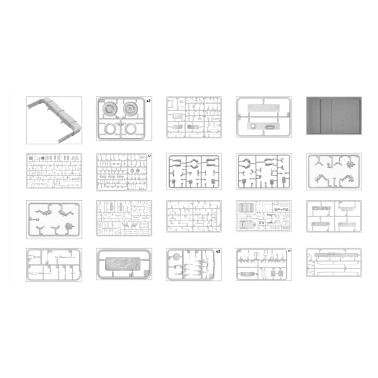 Miniart 36066 - 1/35 CAEN 1944 Pz.Kpfw.IV Ausf.H & Kfz.70 w/CREWS. BIG SET