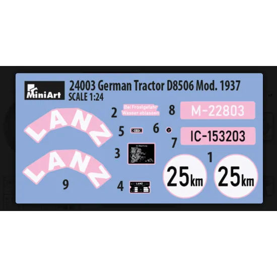 Miniart 24003 - 1/24 - German Tractor