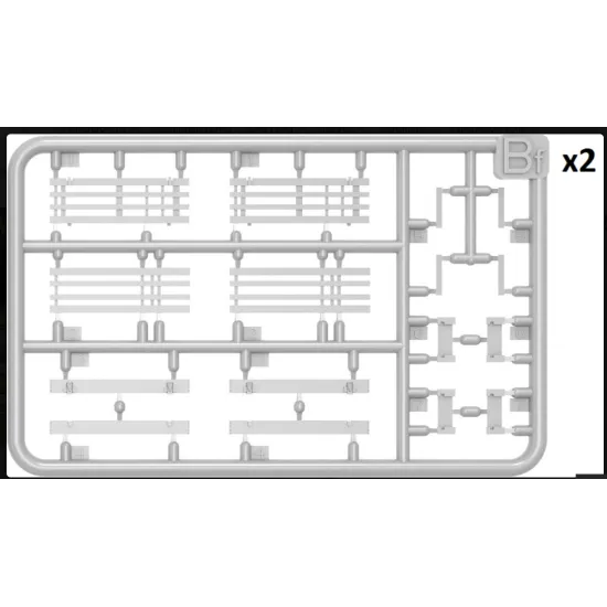 Miniart 35402 - 1/35 - 7 5cm Pak40 Ammo Boxes With Shells Set 2 Model Kit