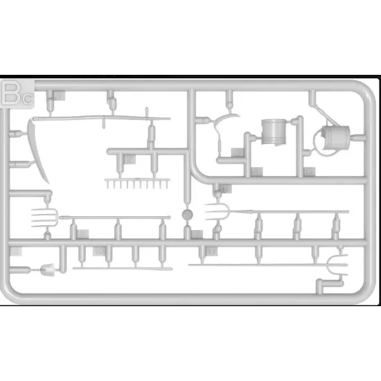 Miniart 35657 - 1/35 - Farm Cart Village Accessories Plastic Model Kit