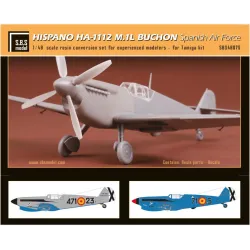Sbs 48075 1/48 Hispano Ha 1112 M 1l Buchon Spanish Air Force For Tamiya Resin Decals