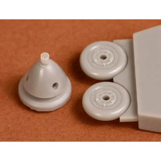 Sbs 72007 1/72 P 39q N Propeller Set And Main Wheels For Academy Kit Resin Model