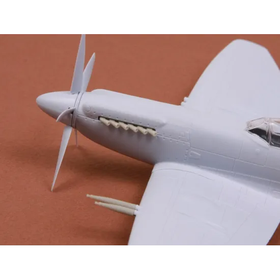 Sbs 72010 1/72 Spitfire F Mk 22 Exhaust Gun Barrels For Airfix Kit Resin Model