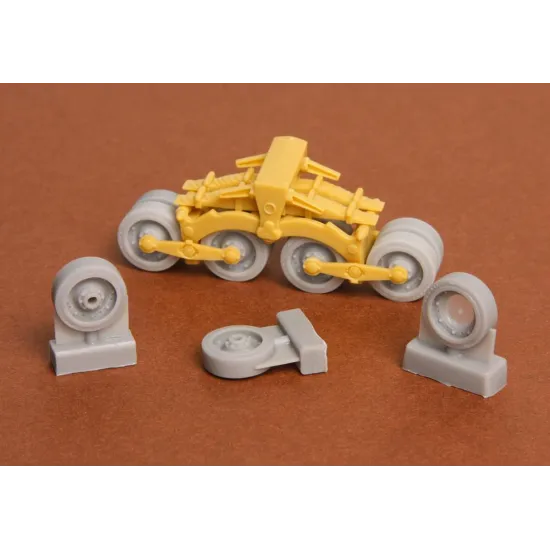 Sbs 35009 1/35 Zrinyi Assault Gun Roadwheels Set For Bronco Kit Resin Model