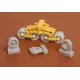 Sbs 35009 1/35 Zrinyi Assault Gun Roadwheels Set For Bronco Kit Resin Model