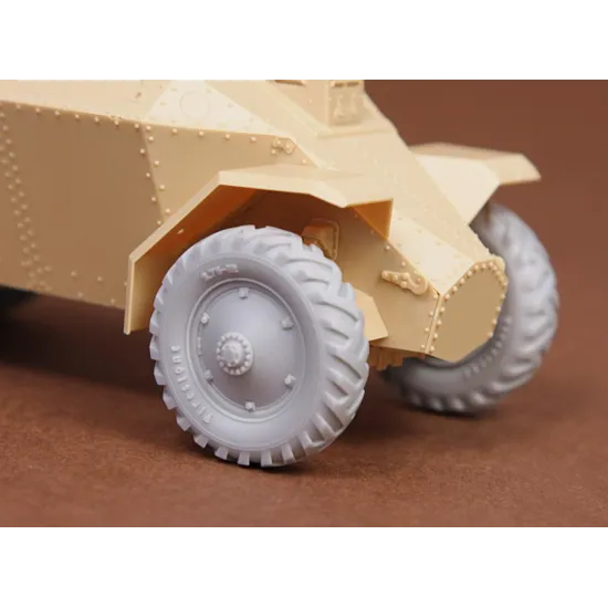 Sbs 35027 1/35 39m Csaba Wheelset Firestone For Hobbyboss Kit Resin Model