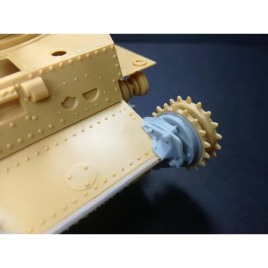 Sbs 35032 1/35 40m Turan Zrinyi Idler Cover For Bronco Kit Resin Model