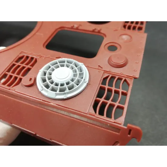 Sbs 3d005 1/35 Sd Kfz 171 Panther A Fan Cover Mixed For Meng Takom Dragon Kit 3d Printed Resin Model