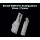Sbs 3d015 1/35 British Ww Ii Fire Extinguishers Essex Pyrene 3d Printed Resin Model Kit