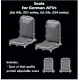 Sbs 3d025 1/35 Seats For German Afvs Sd Kfz 251 Sd Kfz 234 3d Printed Resin Model Kit