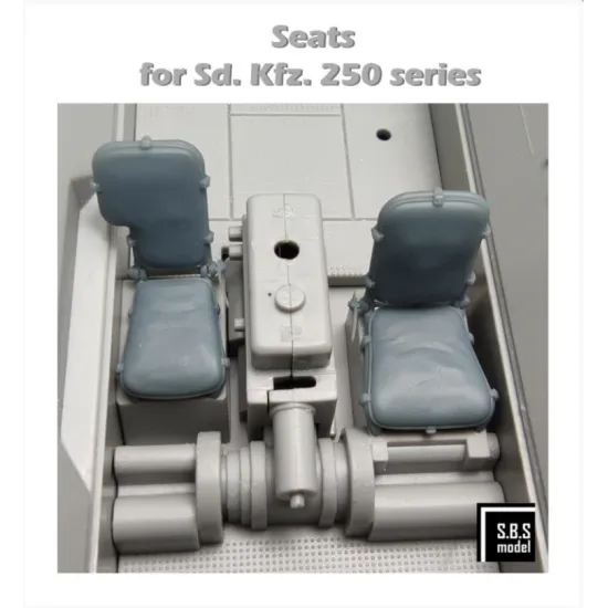 Sbs 3d026 1/35 Seats For Sd Kfz 250 For Dragon Das Werk 3d Printed Resin Model Kit