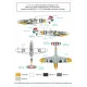 Sbs D72025 1/72 Messerschmitt Bf 109f In Hungarian Service Vol Ii Decal Model Kit