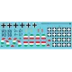 Sbs D72025 1/72 Messerschmitt Bf 109f In Hungarian Service Vol Ii Decal Model Kit