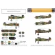 Sbs D72036 1/72 South African Air Force In East Africa Ww Ii Vol I Decal Model Kit