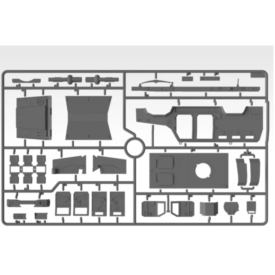 Icm 35014 1/35 Kozak 2 Ukrainian Armored Vehicle Mrap Class Plastic Model Kit