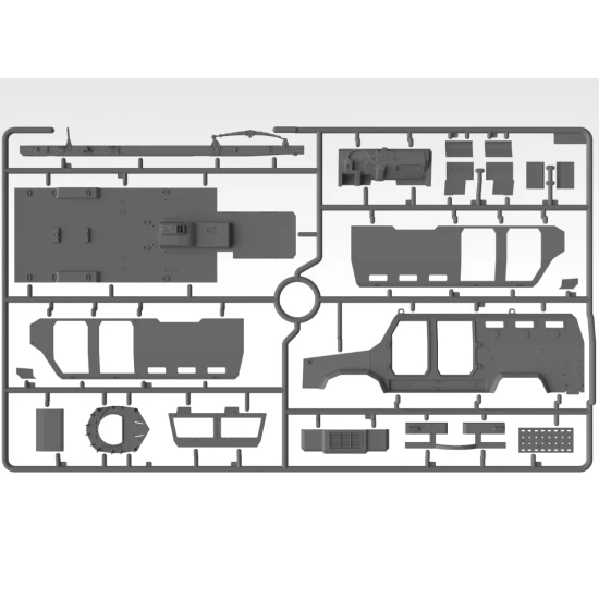 Icm 35014 1/35 Kozak 2 Ukrainian Armored Vehicle Mrap Class Plastic Model Kit