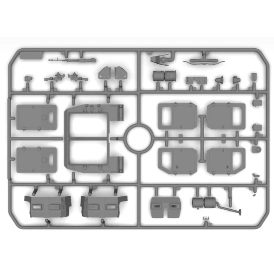 Icm 35014 1/35 Kozak 2 Ukrainian Armored Vehicle Mrap Class Plastic Model Kit