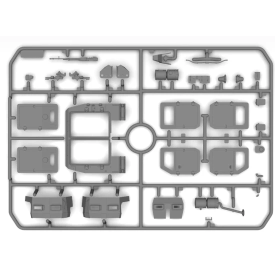 Icm 35014 1/35 Kozak 2 Ukrainian Armored Vehicle Mrap Class Plastic Model Kit