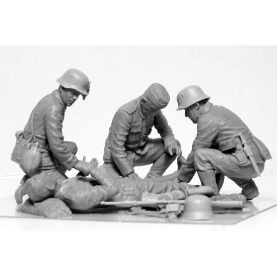 Icm 35620 1/35 German Military Medical Staff During The Other World War Plastic Figures Kit