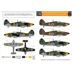Sbs D48011 1/48 Hawker Hurricane Mk I Was In Finnish Service During Ww Ii For Airfix Hasegawa