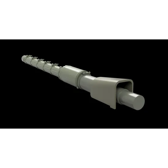 Panzer Art Gb35-145 1/35 M68 Gun Barrel For Idf Merkava 2b And D Mbt Accessories Kit