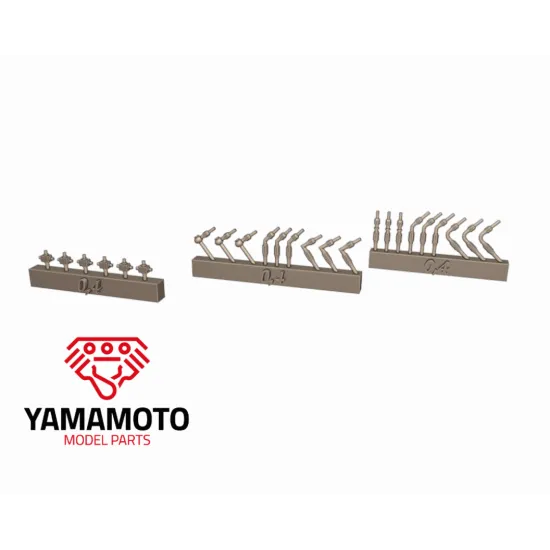 Yamamoto Ymptun61 1/24 Hose Joints 0,4 Upgrade Set Resin Kit