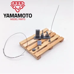 Yamamoto Ymptun80 1/24 Cb Radio Set Upgrade Kit Resin Kit