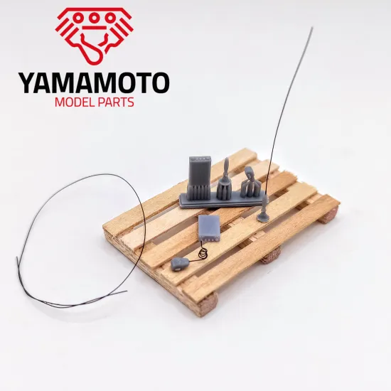 Yamamoto Ymptun80 1/24 Cb Radio Set Upgrade Kit Resin Kit