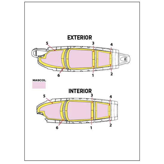 Ask M48002 1/48 Painting Mask For Su-35s Flanker E For Great Wall Hobby