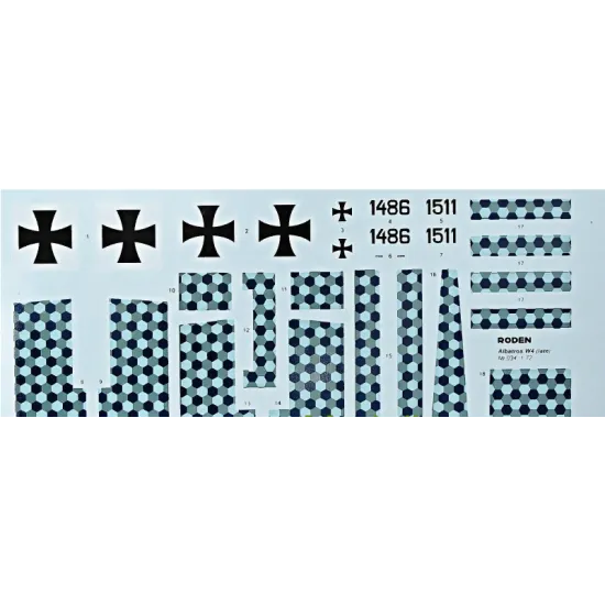 Roden 036 1/72 Junkers D.i Late German Figter 1918 Wwi Model Kit Triplane