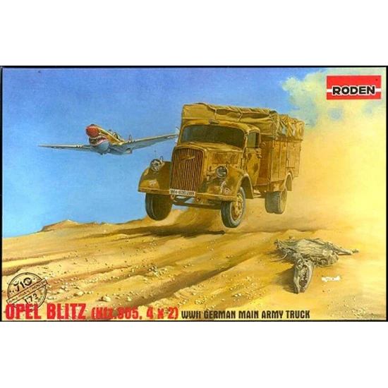 Roden 710 1/72 Opel Blitz Kzf.305 4x2 German Scale Model Airplane Kit 83 Mm