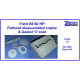 Dnepro Model 0603 1/6 Ford V8 60 Hp Flathead Disassembled Engine Gasket 17 Stud