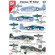 Cta Models 053 1/72 Decal Grumman F6f Hellcat Usn, Faa, Japan, Aeronavale, Uruguay